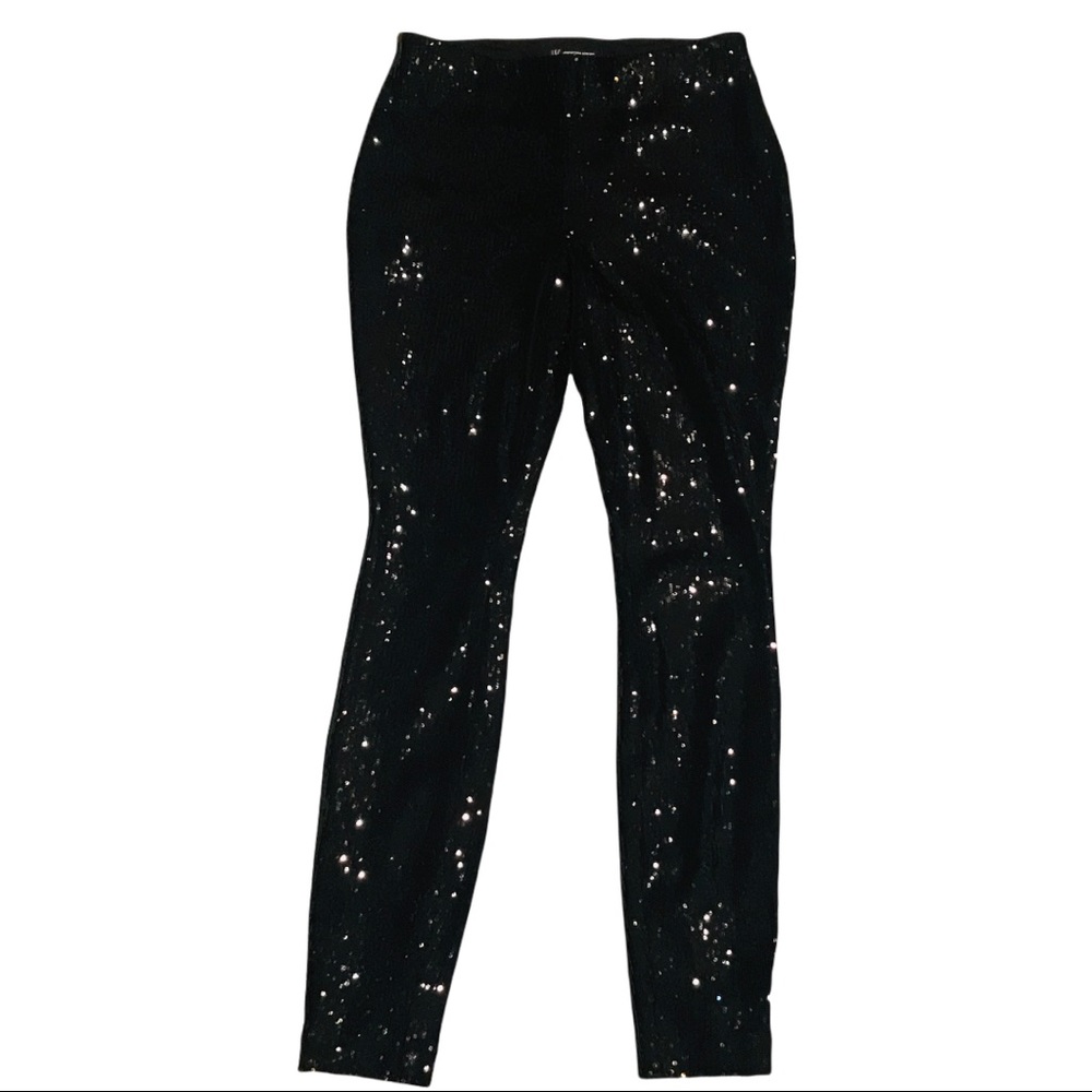 INC | International Concepts | Black Sequin Leggings | Size S - Picture 8 of 10